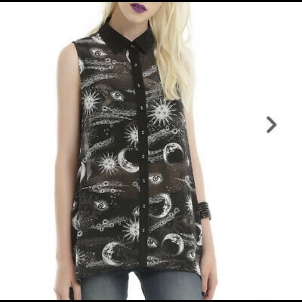 Hot Topic Celestial Tarot Shirt Size Large